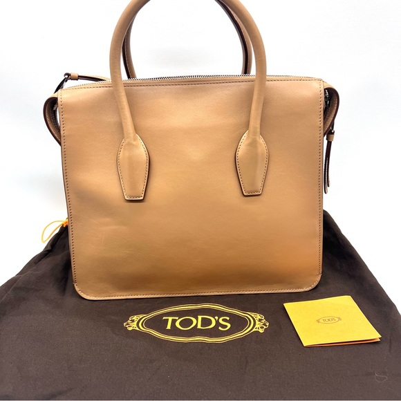 Tod’s CROSSBODY BAG SMALL IN BROWN,retail For $2595 - Picture 7 of 9